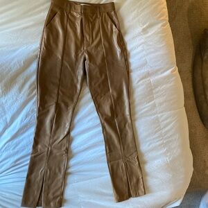Abercrombie & Fitch The Skinny Ultra High Rise Leather Pant